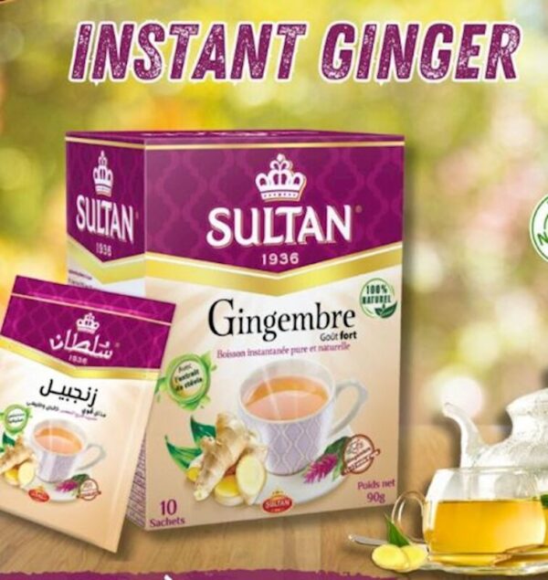 Tea Bags Instant Sultan Ginger 90gx24
