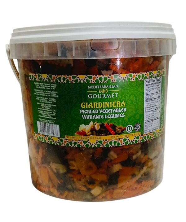 Med Gourmet Variante Giardiniera Pickeled Vegetable 8Kgs (17.5 Lbs)