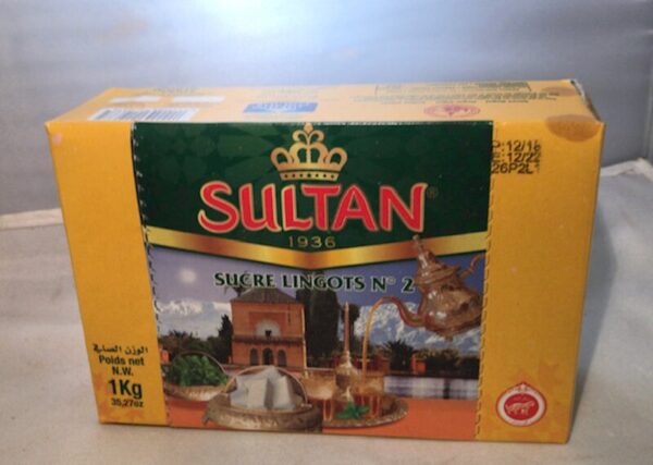 Sugar Cubes Sultan Yellow Big for Tea 1kgx5
