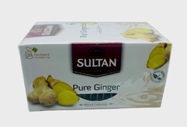 Tea Bags Sultan Pure Ginger 12 Packs X(1.6gx20 Enveloped TeaBags)