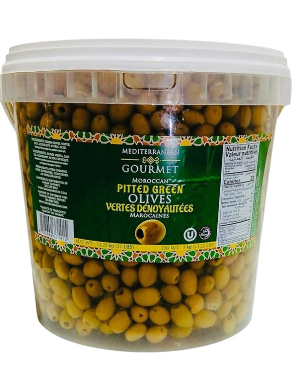 Med Gourmet Pitted Olives OVD (15.4lBS) 7Kg