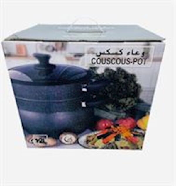 Coated Alum Couscous Pot BK 12Lx2
