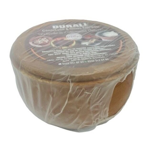 Turkish DURALI Clay Casserol Natural x2Pcs