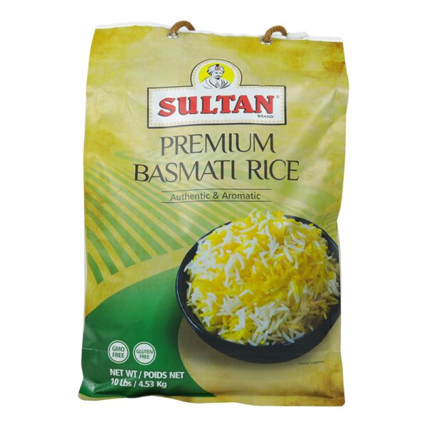 Sultan Basmati Rice 10lb (4.5kg) Bag
