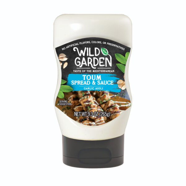Wild Garden Toum Garlic Aioli 9.3oz (265g) plstic bottle