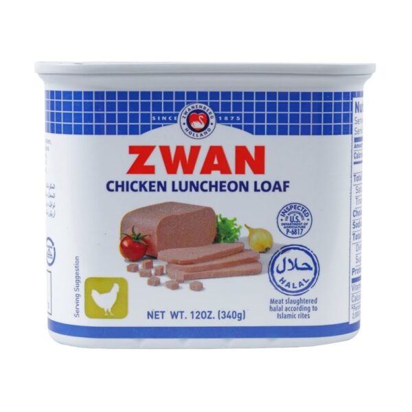 Zwan Chicken Luncheon Loaf/Halal 12oz (340g) Can