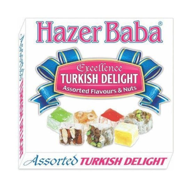 Hazerbaba Assorted Turkish Delight 8.8oz (250g) Box