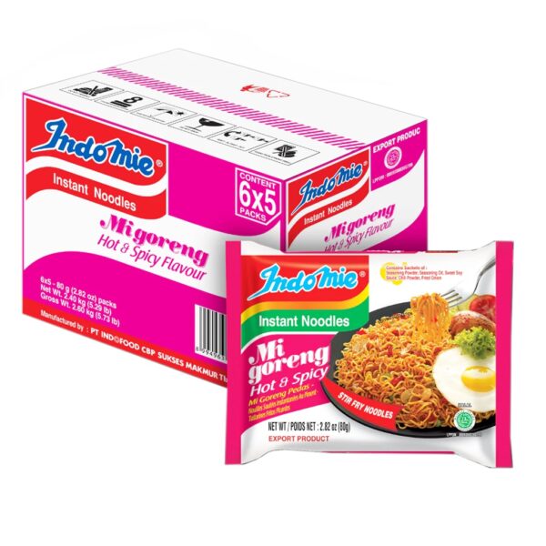 Indomie Migoreng Fried Noodles Hot & Spicy Flavor 75g