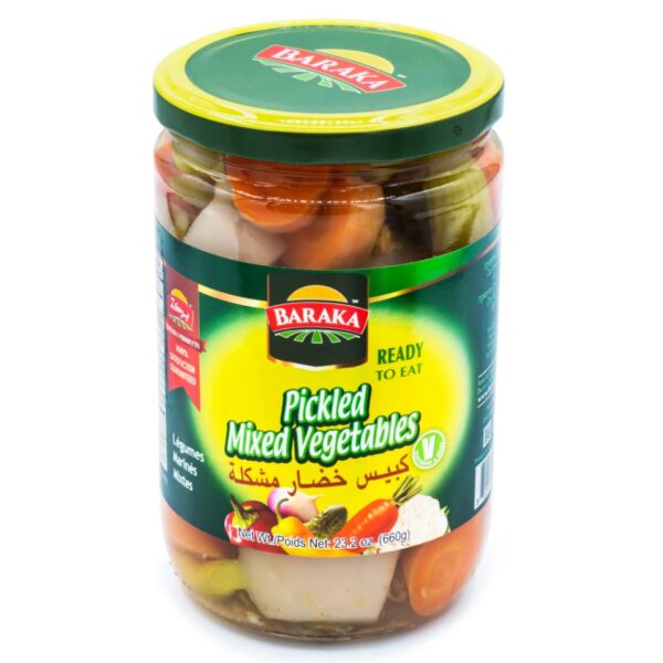 BARAKA Mixed Pickles in glass 660 g