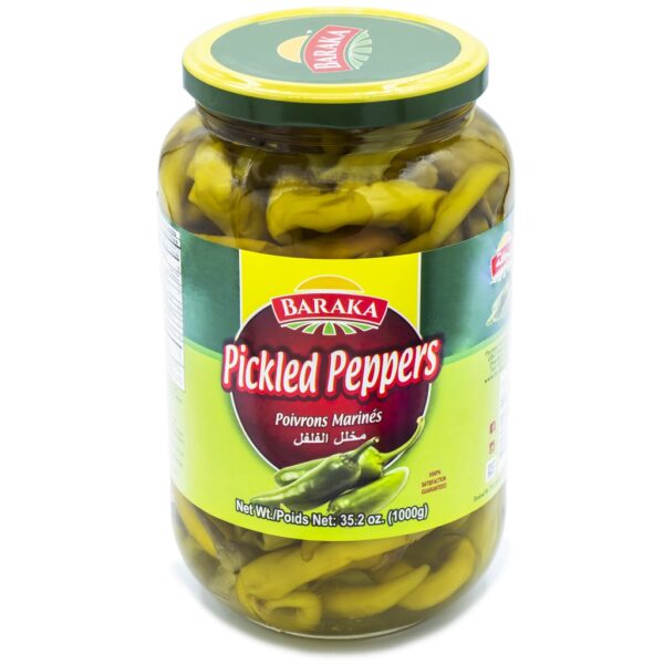Baraka Pickled Peppers (Lebanese style) in Jar 1000g