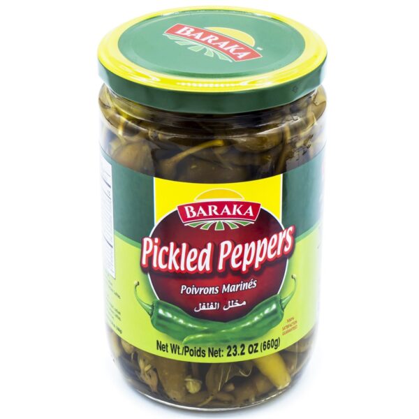 Baraka Pickled Peppers (Lebanese style) in Jar 660g