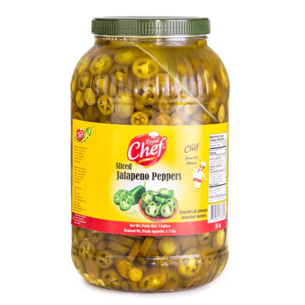 Royal Chef Sliced Jalapeno 1 gallon PET