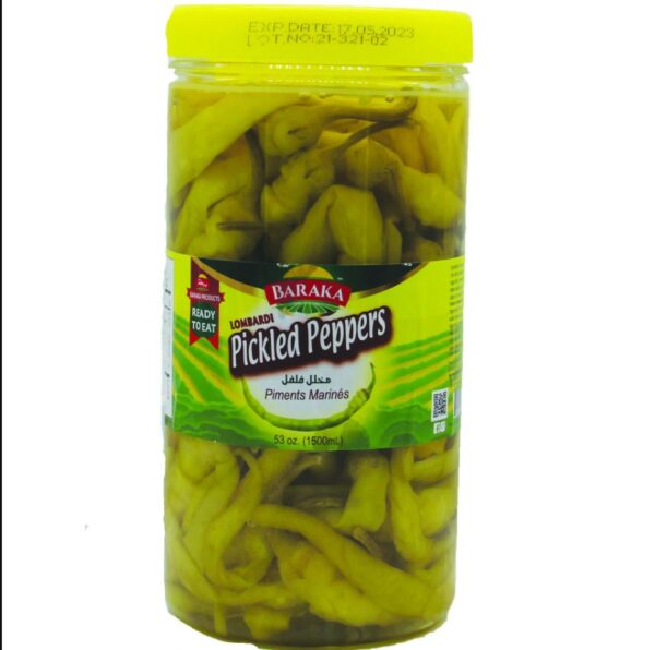 BARAKA Pickled Peppers LOMBARDI 1400 mL