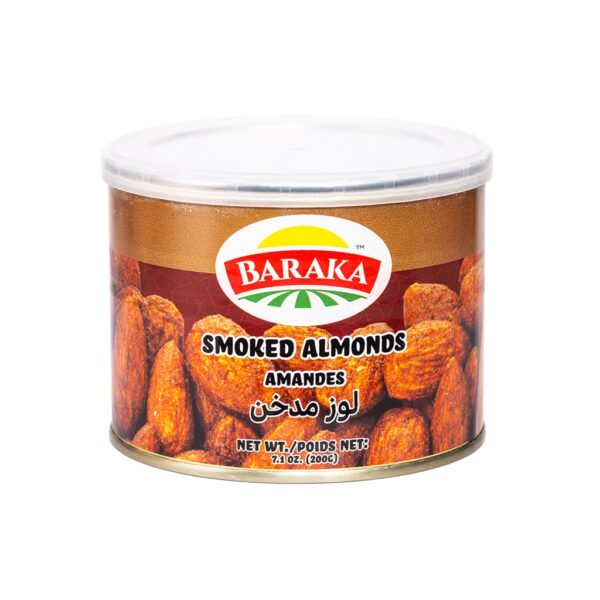 Baraka Smoked Almonds 200g Cans