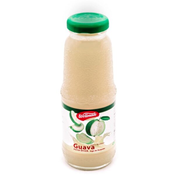 Wellmade White Guava Mini Juice Glass Bottle 250 mL