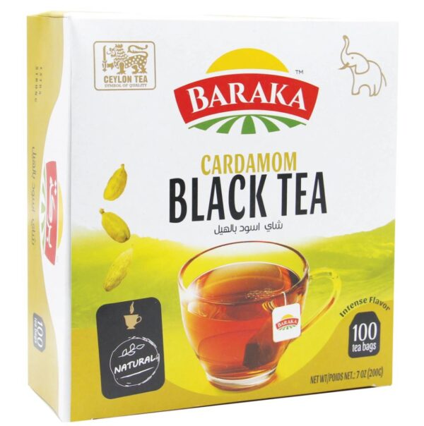 Baraka Tea Cardamom Black filter Bags (2g x )
