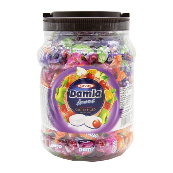 TAYAS Damla Chewy Candies Plastic tub 850g