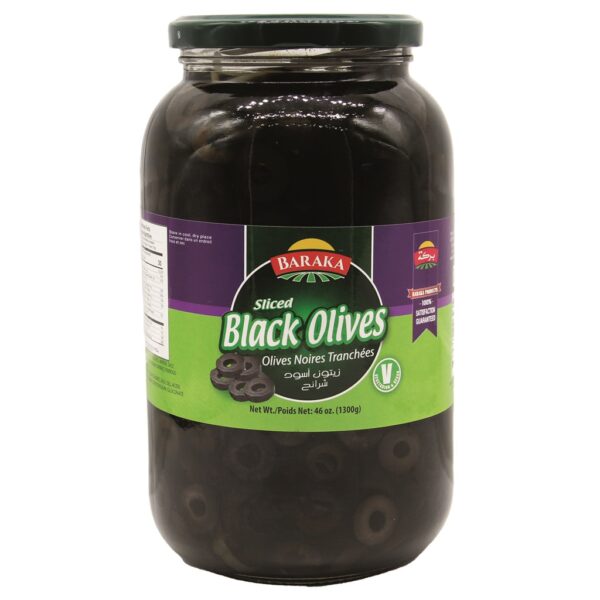 Baraka Olives Sliced Black 1300g