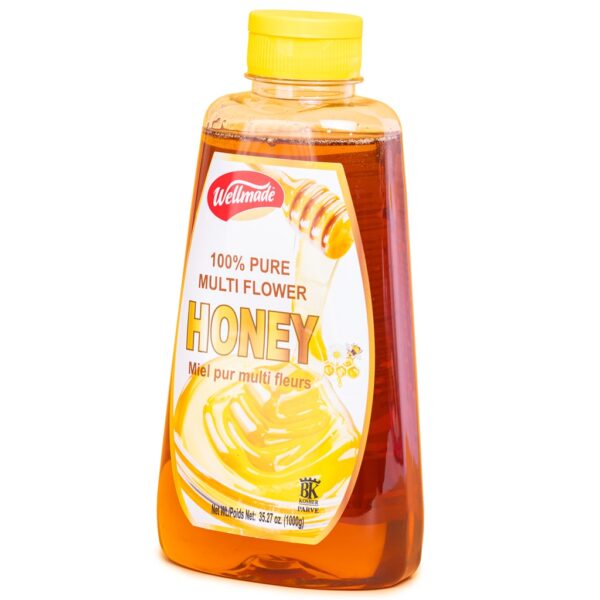WELLMADE Multi Flower Honey Squeezable 1000g