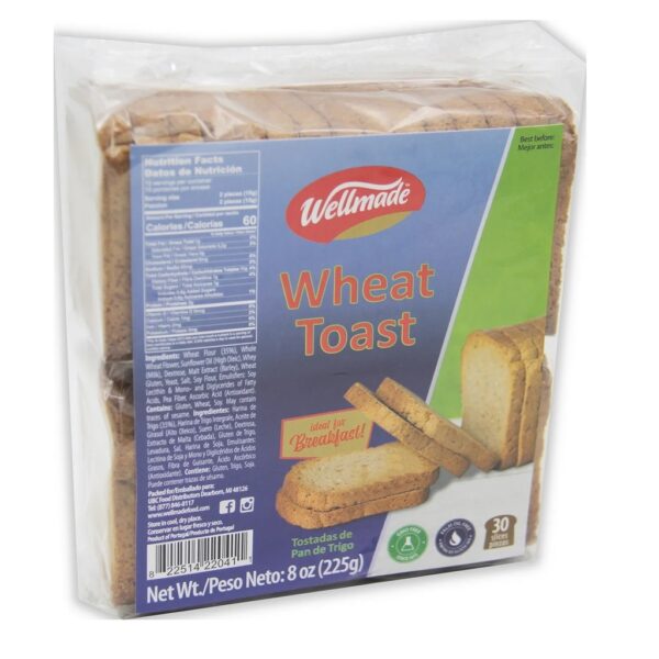 Wellmade Whole Wheat Toast 8 oz * (1 x 12)