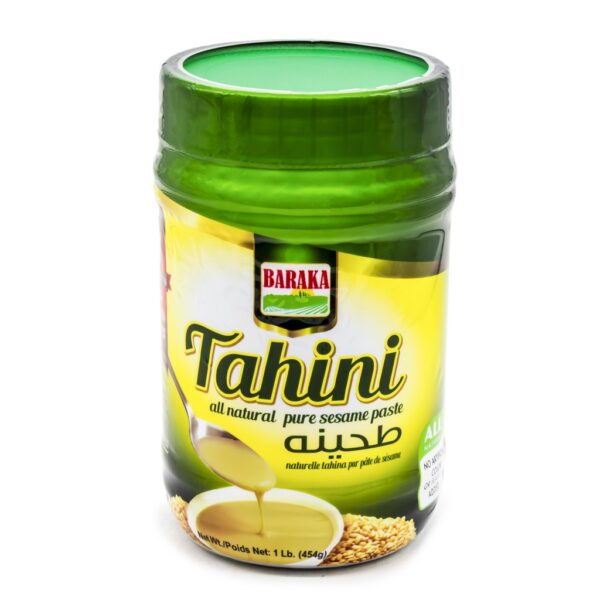 BARAKA Tahini (Sesame paste) in plastic tub 1 Lb