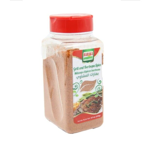 Baraka Grill & Barbeque Spice in plastic tub 8 oz