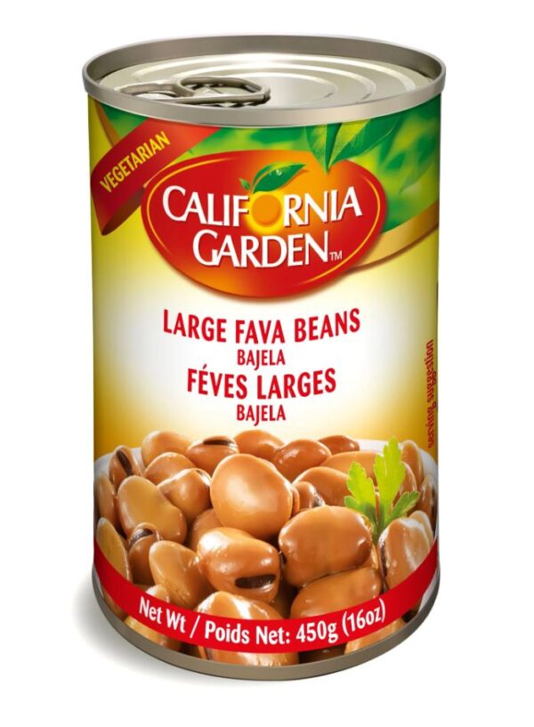 CALIFORNIA GARDEN Fava Beans- Large Fava Beans ( Bajella ) 16 oz