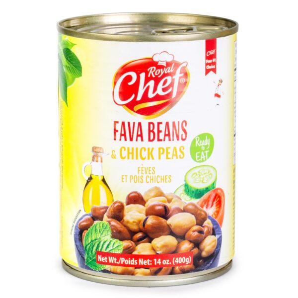 ROYAL CHEF Fava Beans- Chickpeas 14 oz