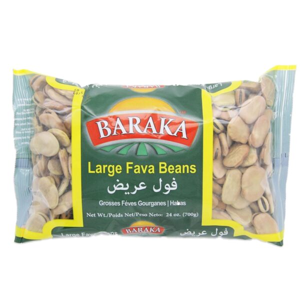 Baraka Large Fava Beans Bajella Packed in Bags 680g