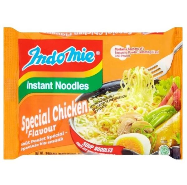 Indomie Instant Soup Noodles artificial Chicken Flavor 75g