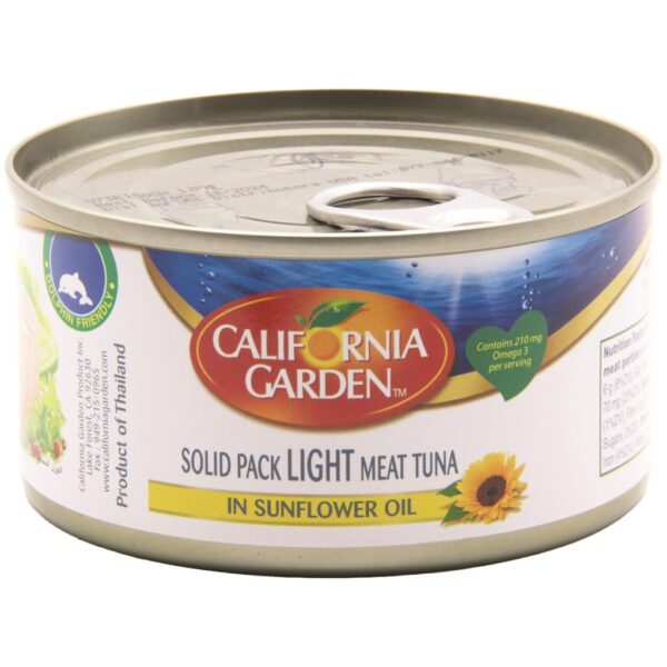 California Garden Tuna Sunflower Oil 185 g