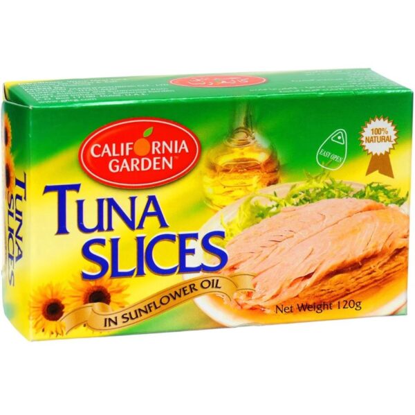 California Garden Tuna Sunflower Oil Sliced 120 g