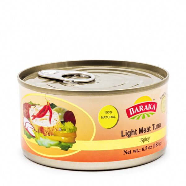 BARAKA Light Meat Tuna Spicy 185 g