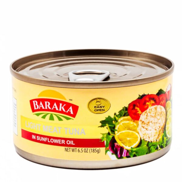 BARAKA Light Meat Tuna In Sunflower Oil 185 g
