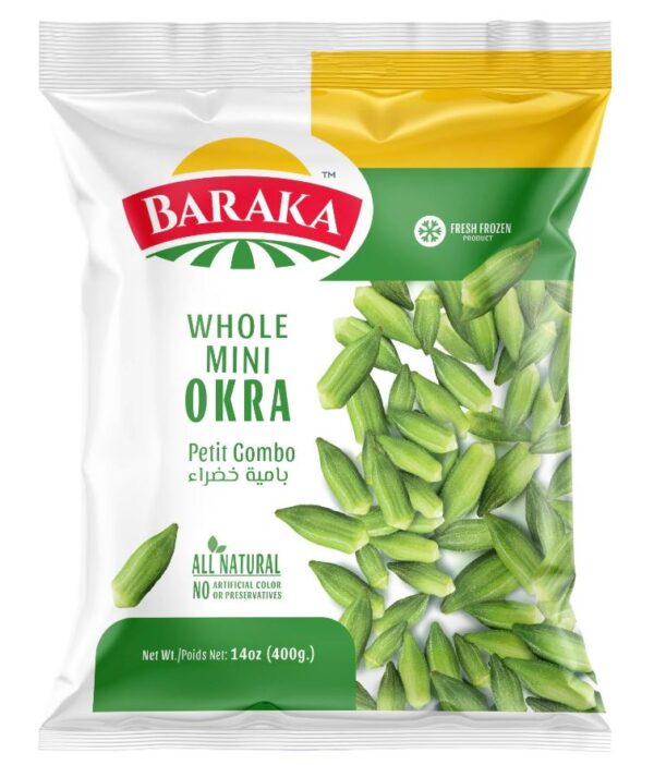 Baraka Frozen Okra Extra 400 GM