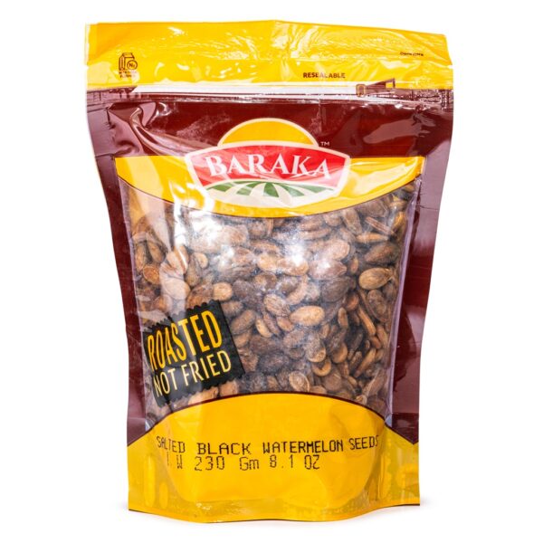 Baraka Roasted Black Watermelon Seeds Bag 230g