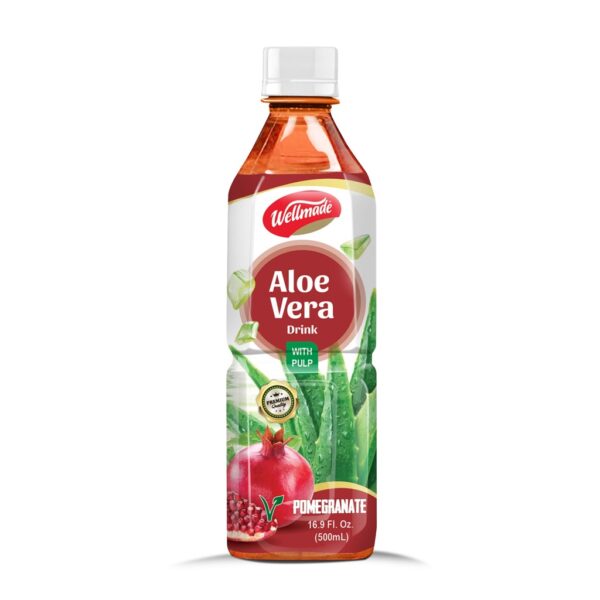 WELLMADE Pomegranate Aloe Vera 500mL