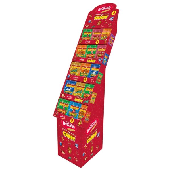 Wellmade Yummy Gummy Mixed Bags Shipper # 2 (GB/GW/NW/PR/RB) 125g