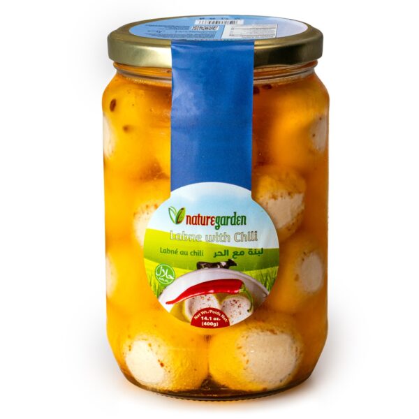 Naturegarden Labne Balls (Chili) 400g jars
