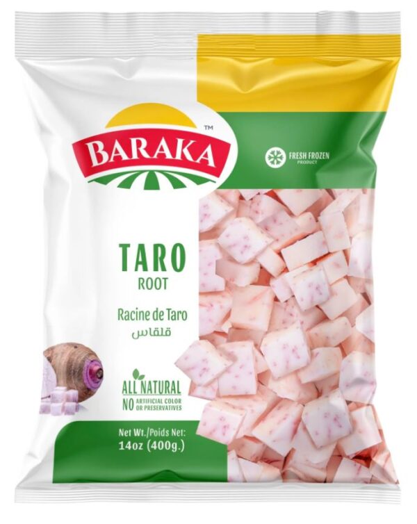 Baraka Frozen Taro (Coulcas) 400g