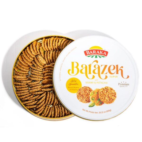 BARAKA Barazek (Sesame Cookies) 800g Round Tin
