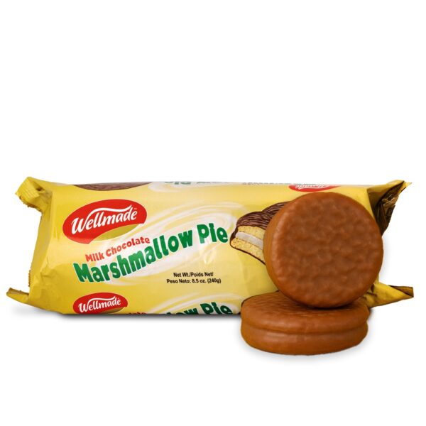 Wellmade Milk Chocolate Marshmallow Pie 240g
