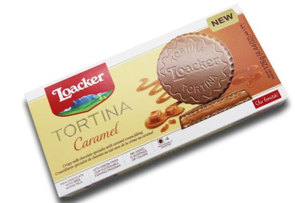 Loacker Gran Pasticceria Tortina 125g x12 Caramel