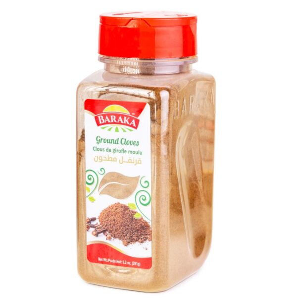 Baraka Ground Cloves plastic tub 9.2 oz