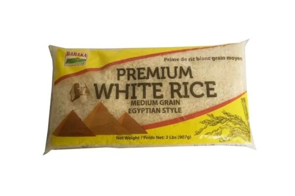 Baraka Egyptian white rice 10 Lbs