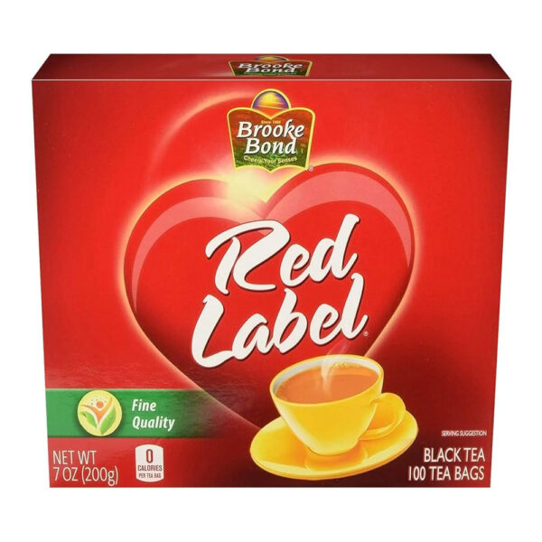 Brooke Bond Red Label Tea Bags (100 bags) 200gms