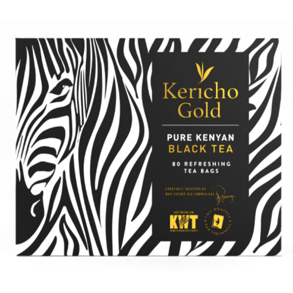 Kericho Gold Conservation Range - Black Tea - 8 x 80 Square Bags