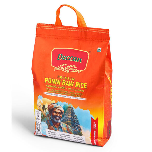 Deccan Ponni Raw Rice 20 lbs