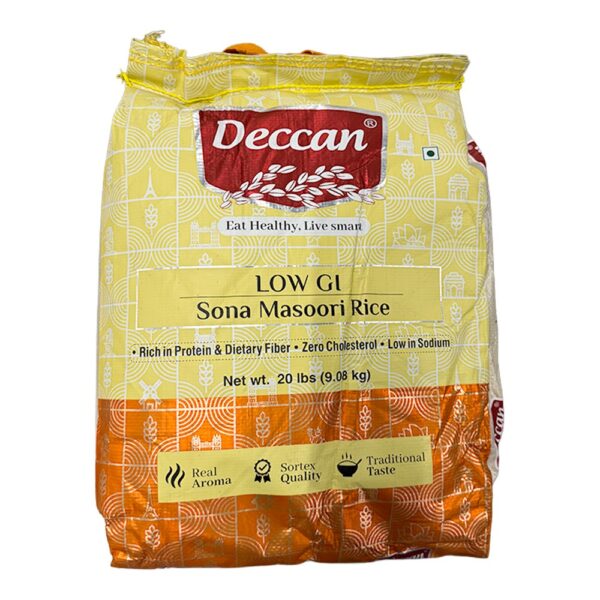 Deccan Low GI Sona Masoori 20lbs