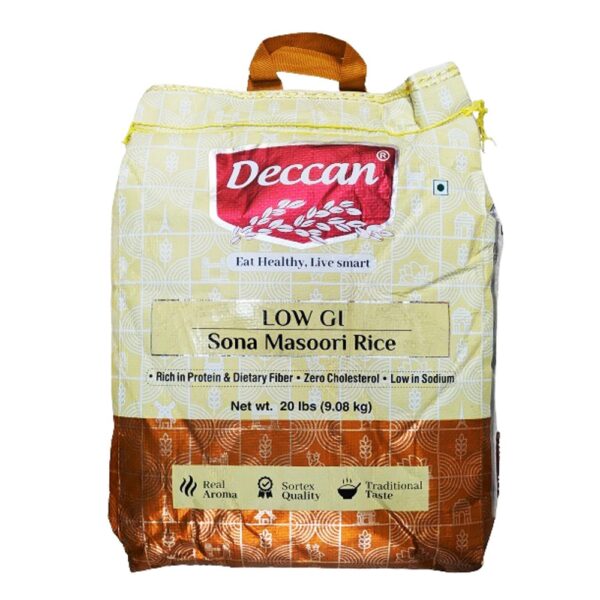 Deccan Low GI Sona Masoori 20lbs DON'T USE